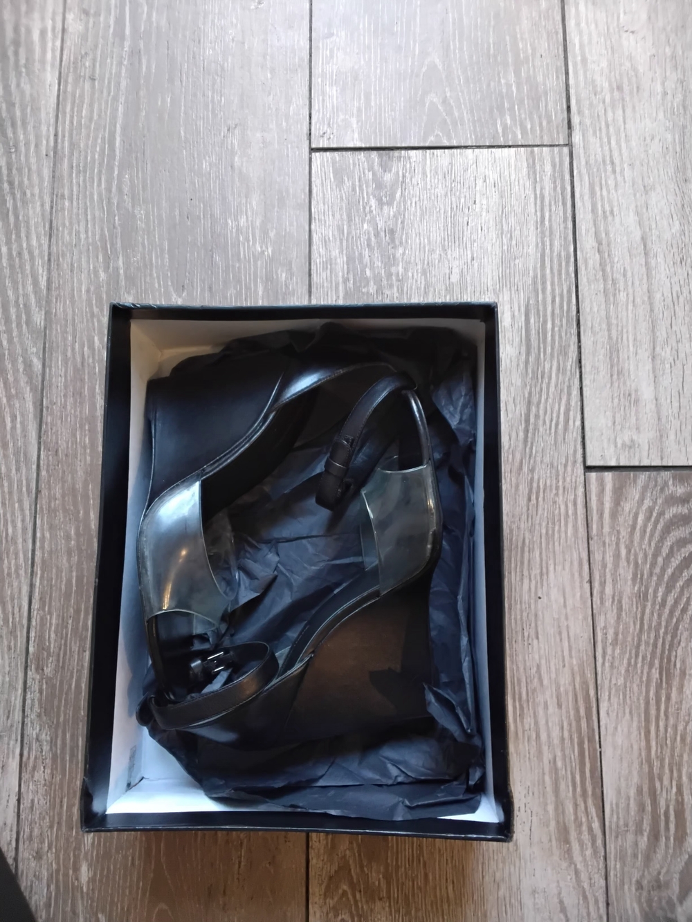 Alexander Wang Women's Black Wedge Sandals